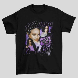Rihanna Inspired Bad Gal RiRi 90's Style Vintage Retro Graphic Tee T-Shirt